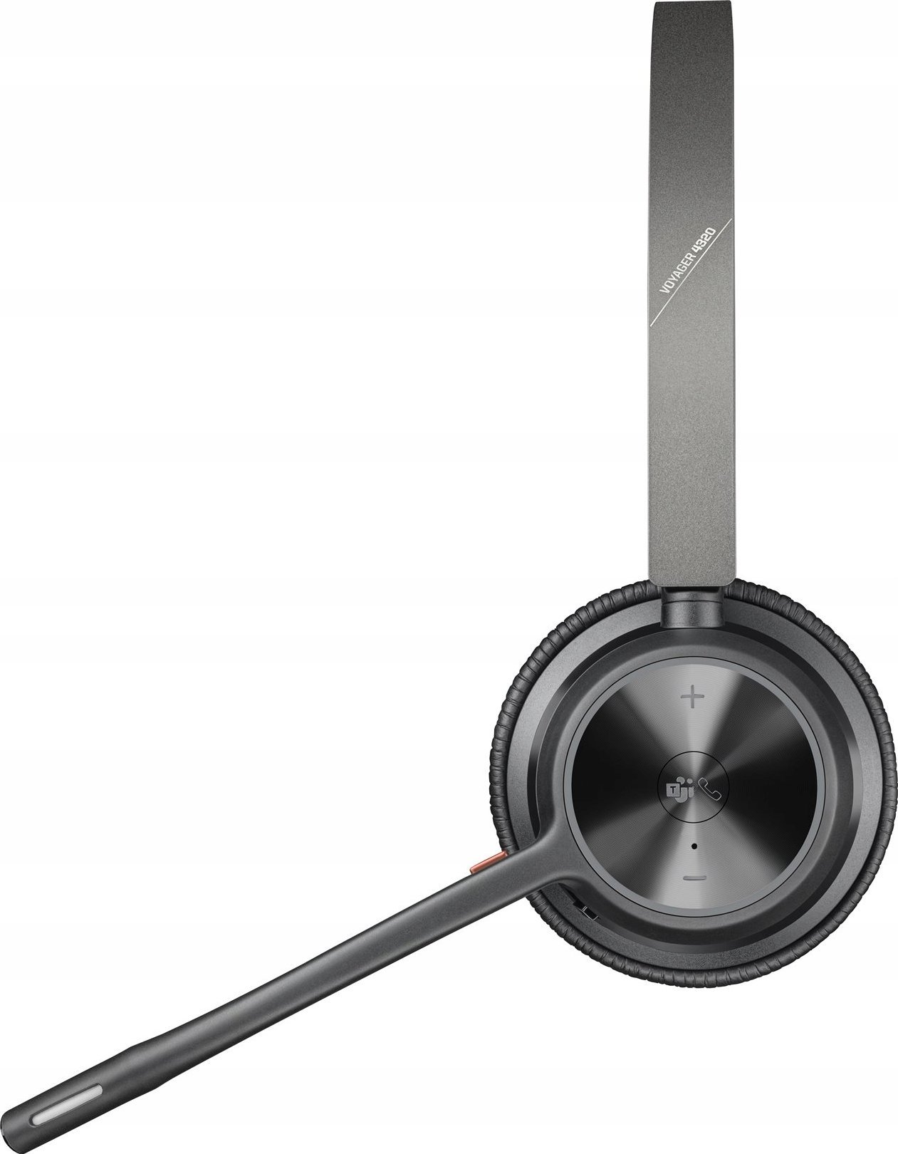 Kufje wireless Poly Voyager 4320-M, Bluetooth, me stacion karikimi, të zeza