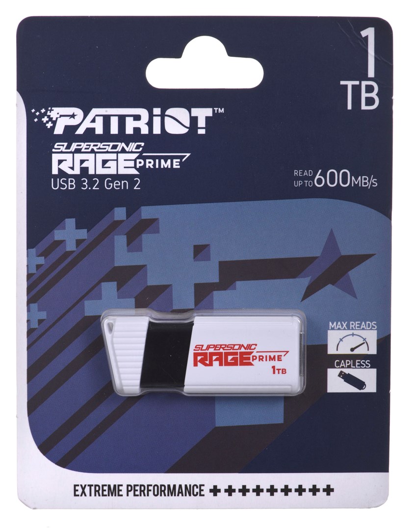 USB Patriot Rage Prime 600 MB/S 1TB, 1 TB, USB Type-A