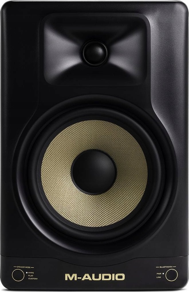 Monitorë studiori M-Audio FortyEighty Studio, DSP i integruar, equalizim i personalizueshëm, të zinj