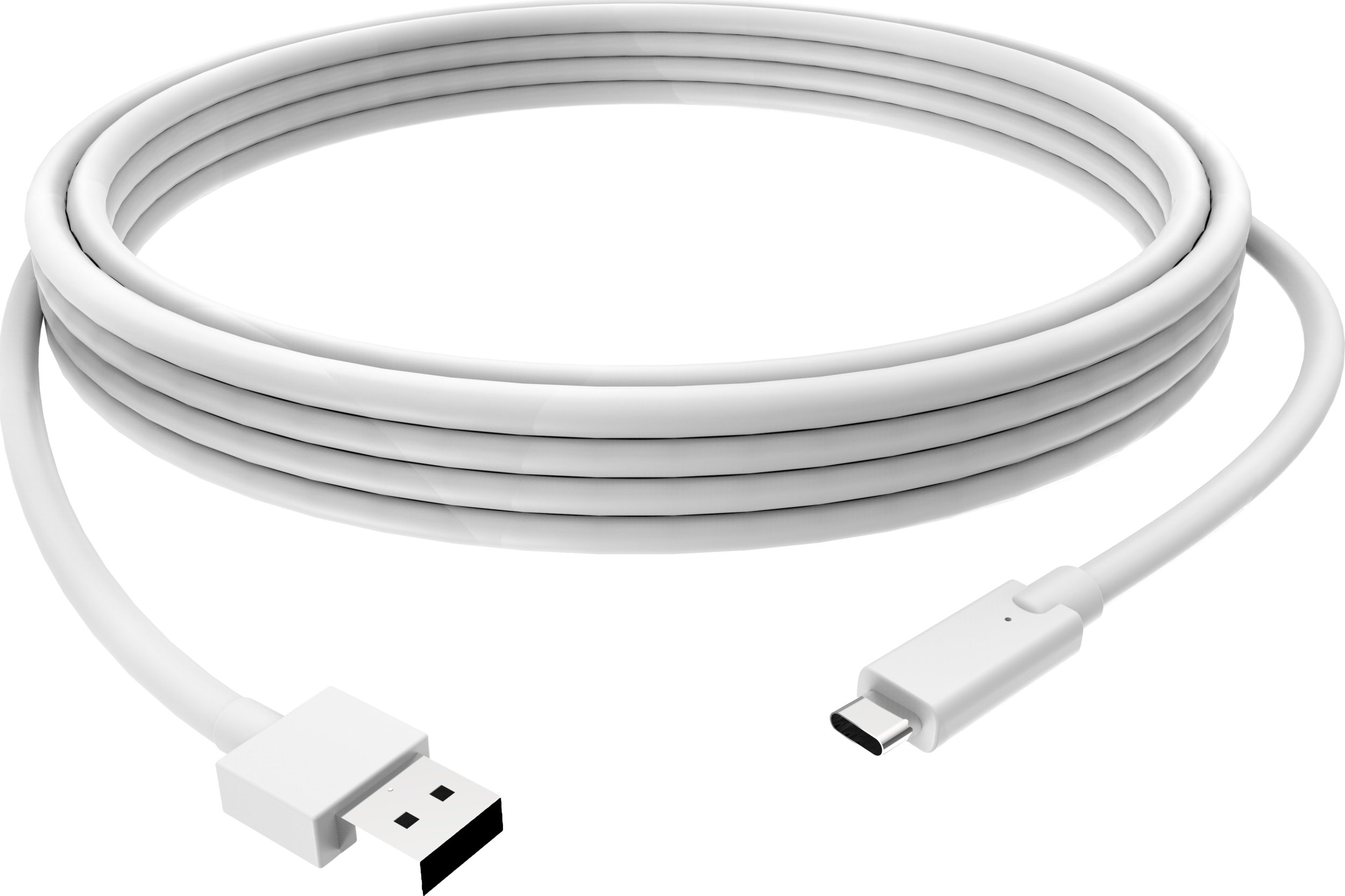 Kabllo USB Vision, USB A në USB C, USB 3.0, 1m, e bardhë