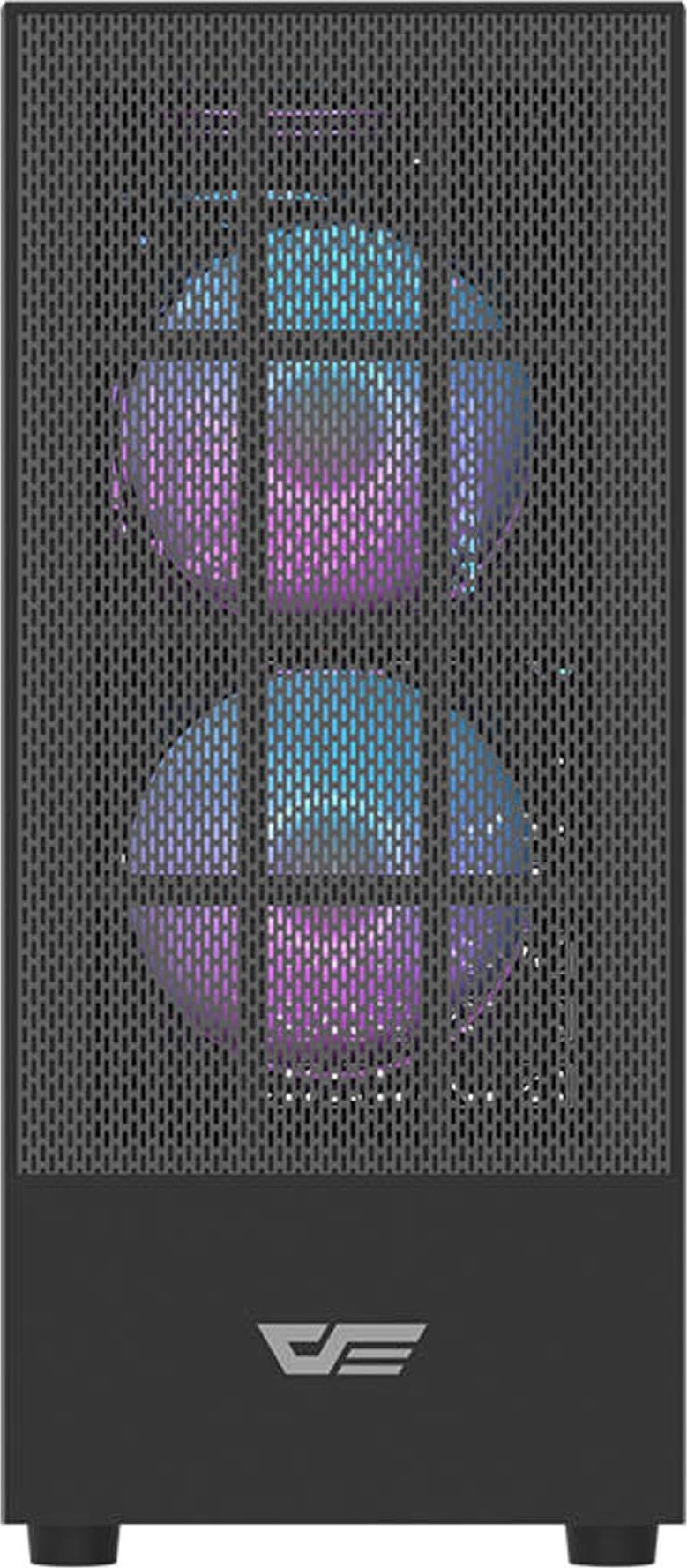 Kasë kompjuteri Darkflash A290, 3 ftohës, xham i temperuar, i zi