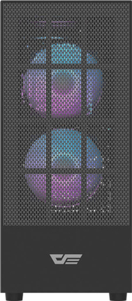 Kasë kompjuteri Darkflash A290, 3 ftohës, xham i temperuar, i zi