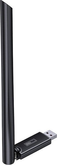 Adapter WiFi Baseus FastJoy, 300 Mbps, antenë 6 dBi, USB A, i zi