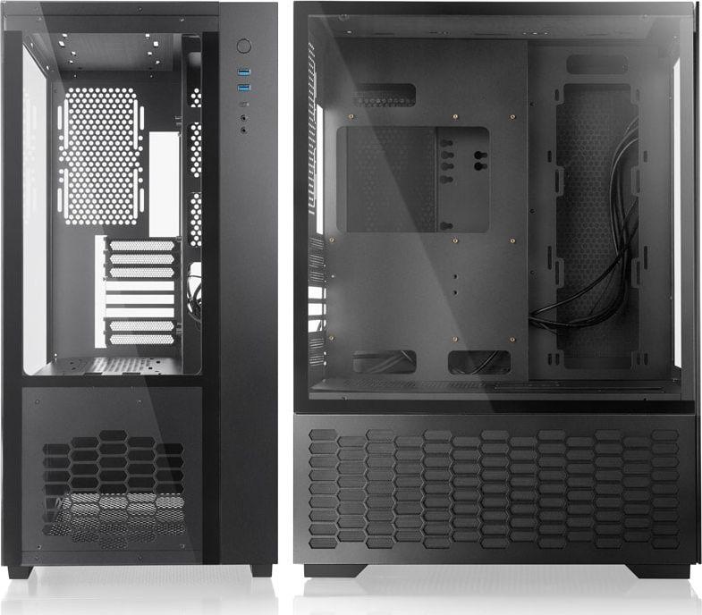 Kasë Raijintek PAEAN Premium, e zezë, Midi Tower