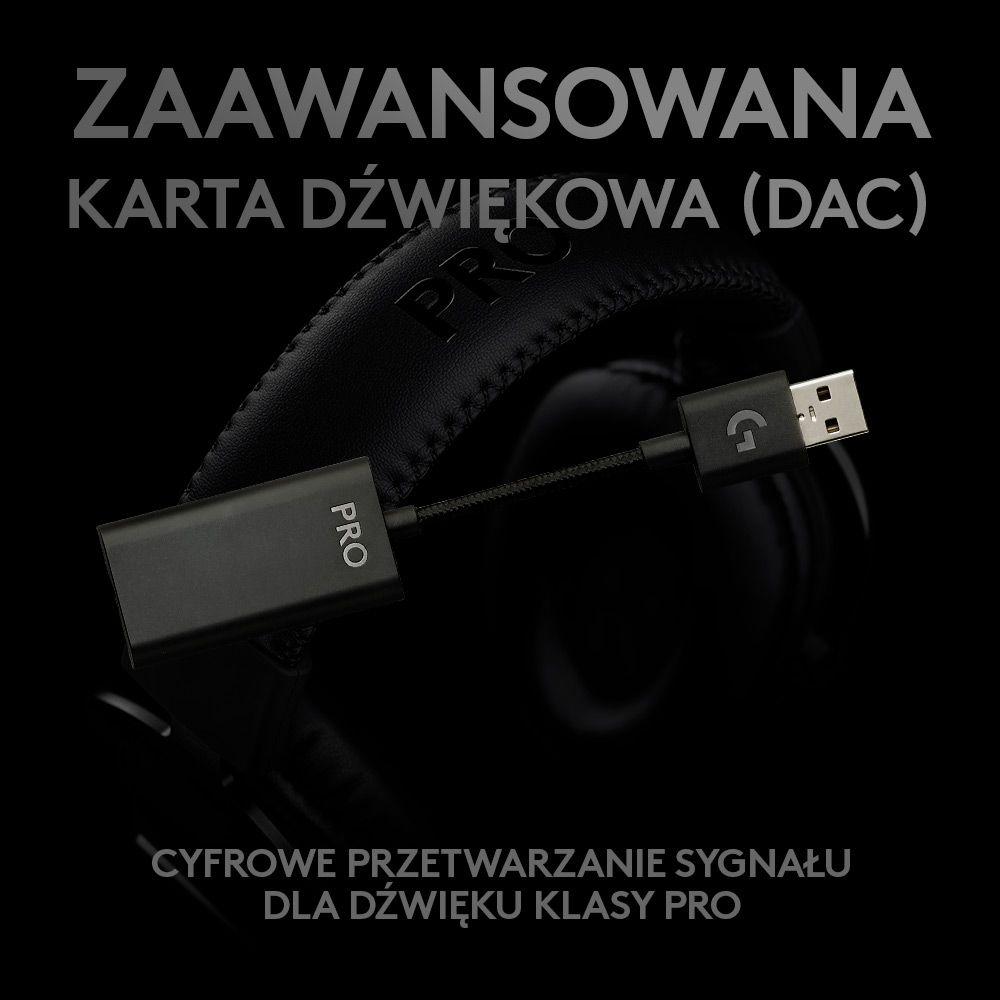 Kufje Logitech G Pro X (981-000818), të zeza