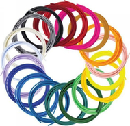 Set filamenti PLA 3Doodler Flow, 20 bobina, shumëngjyrëshe