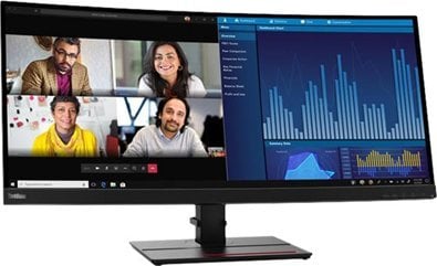 Monitor Lenovo ThinkVision P34w-20, 34.14", 3440 x 1440 (UWQHD), 60Hz, i zi