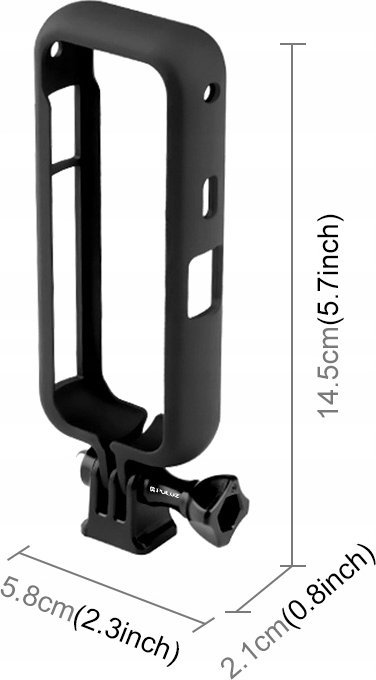 Заштитна рамка PULUZ PU587B за Insta360 ONE X2, ABS, брз механизам, црна