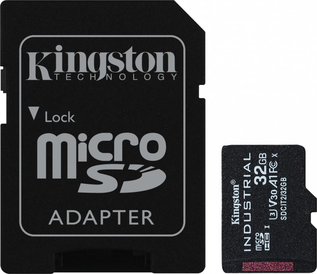 Kartë memorie Kingston Industrial MicroSDHC, 32GB