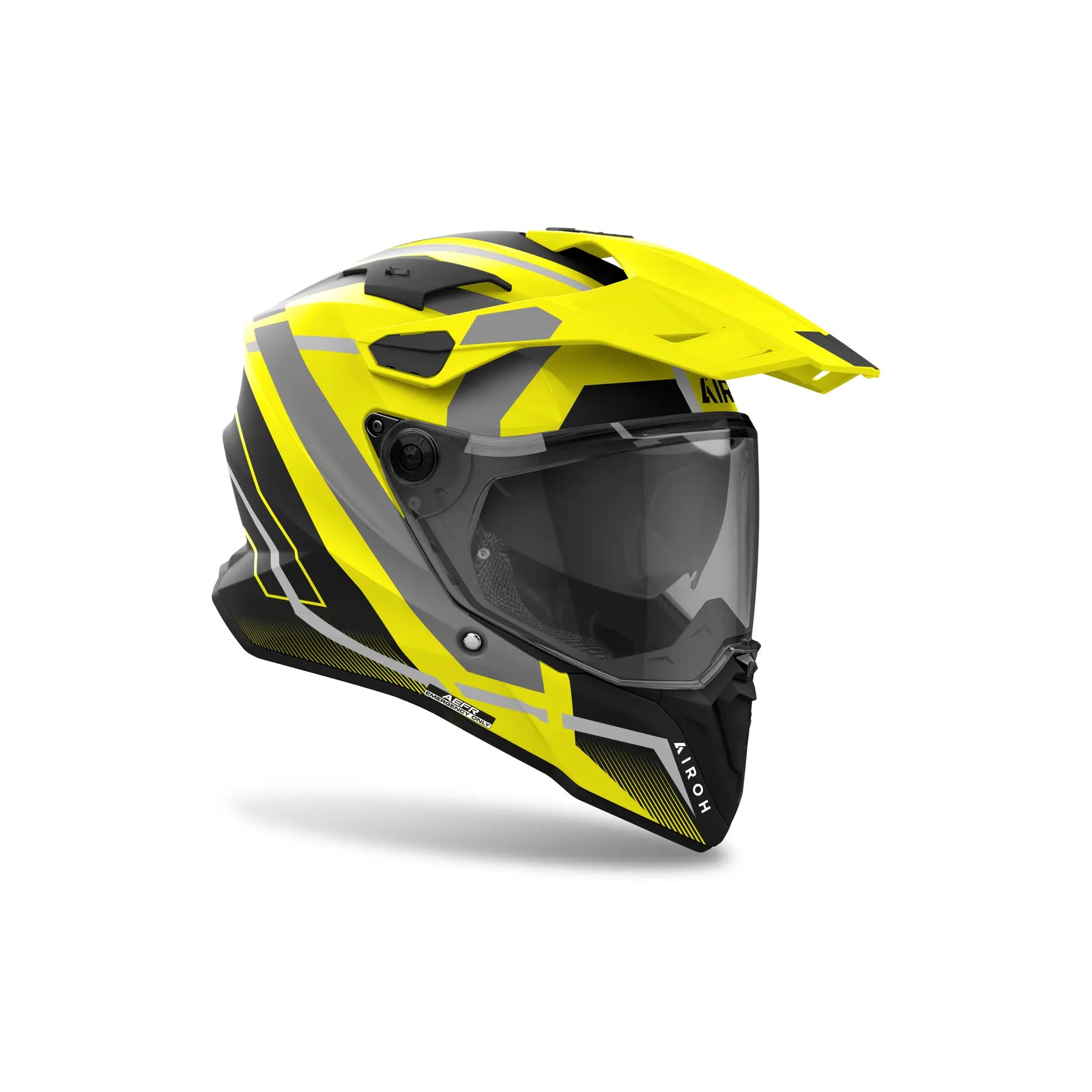 Helmetë motori Airoh Commander 2, adventure touring, Full Carbon, e zezë