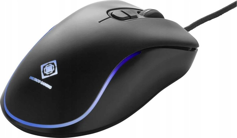 Maus gaming Deltaco GAMING DM120, me kabllo, 3200 dpi, 7 butona, i zi