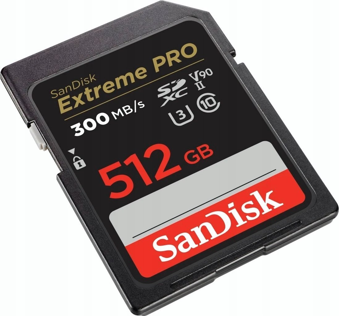 Kartë memorie SanDisk Extreme PRO, 512GB SDXC UHS II, Class 10