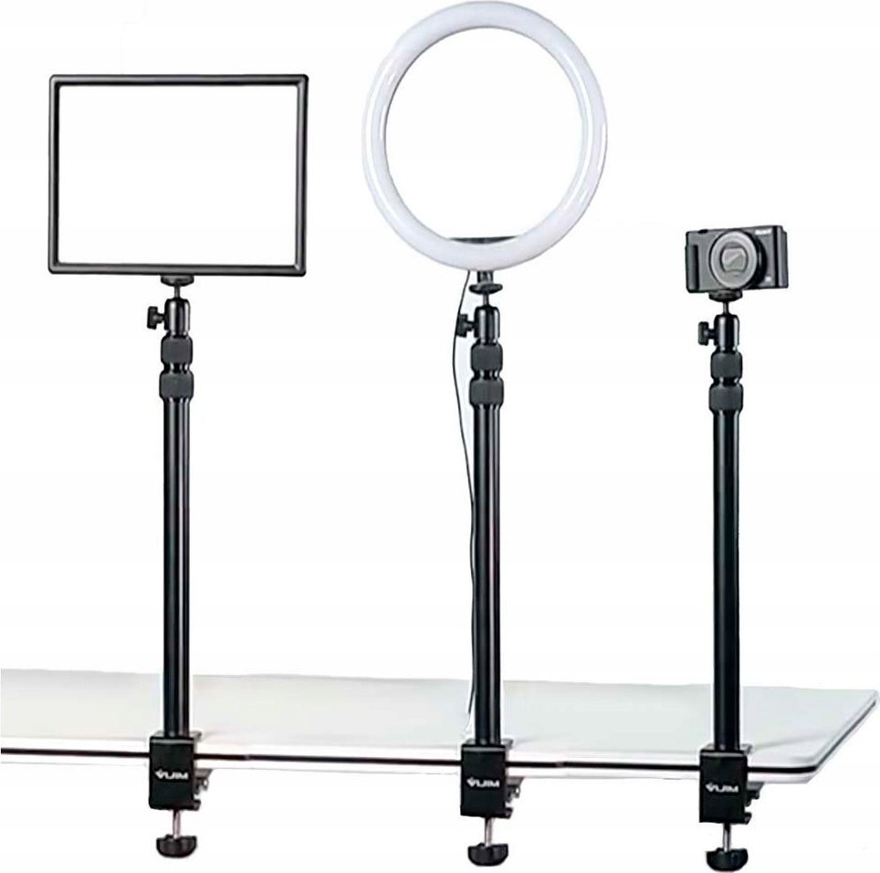 Mbajtëse tavoline për studio Ulanzi LS01, lartësi 37 96 cm, ngarkesë 1.5 kg, e zezë