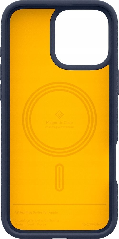 Mbrojtëse telefoni Caseology by Spigen Athlex MagSafe për iPhone 16 Pro, Active Navy, blu