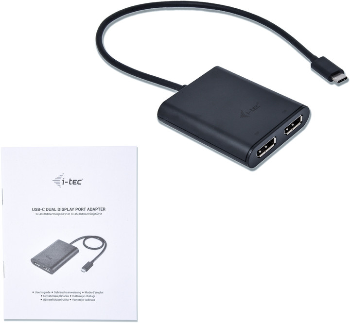 Përshtatës i-Tec USB-C, Dual Display Port 