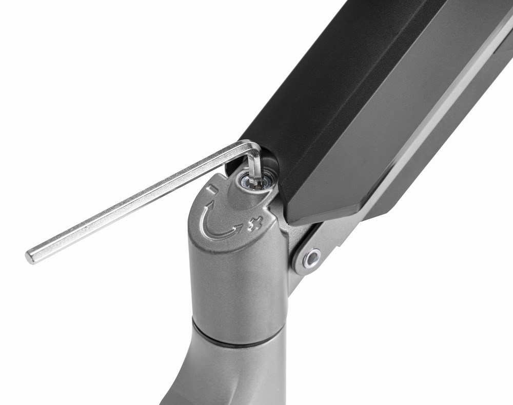 Mbajtëse monitori MA-WA3-01, 17-27", 6kg, VESA 100x100, 3 Ekrane, e hirtë