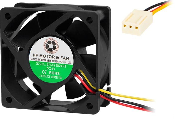 Ftohës Blow Ball 60x25mm 24V, 60 mm