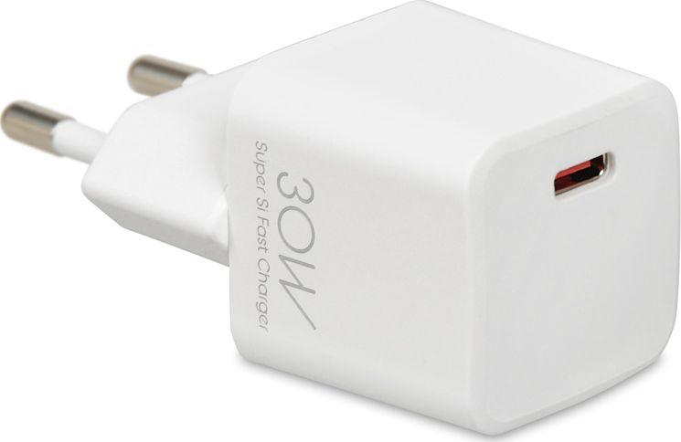Karikues USB-C iBOX, 30W, i bardhë