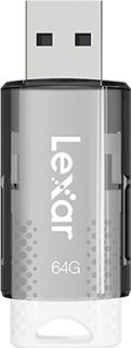 USB Lexar JumpDrive S60, 64GB, USB 2.0, i bardhë