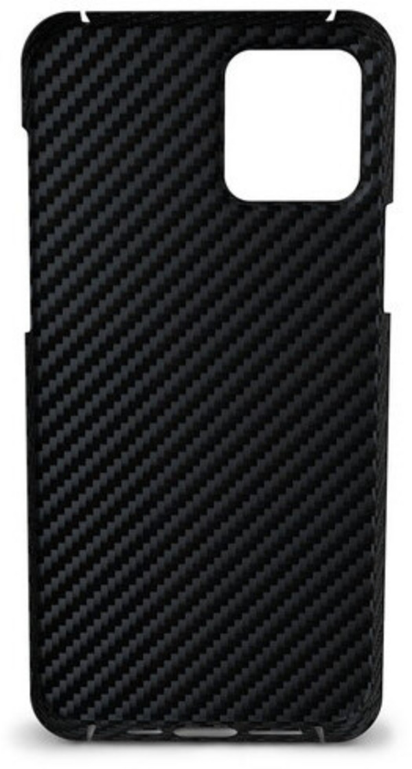 [OUTLET] Mbrojtëse EPICO CARBON për iPhone 12/12 Pro 6.1'', e zezë