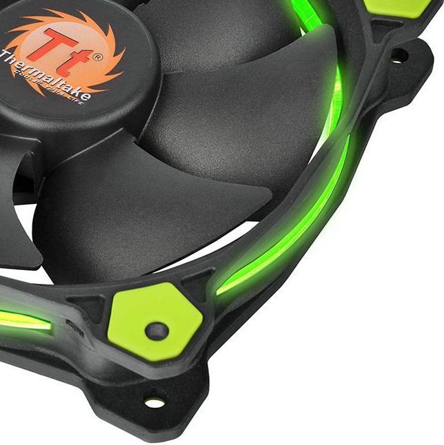 Ftohës Thermaltake Riing LED, 140 mm, i gjelbër