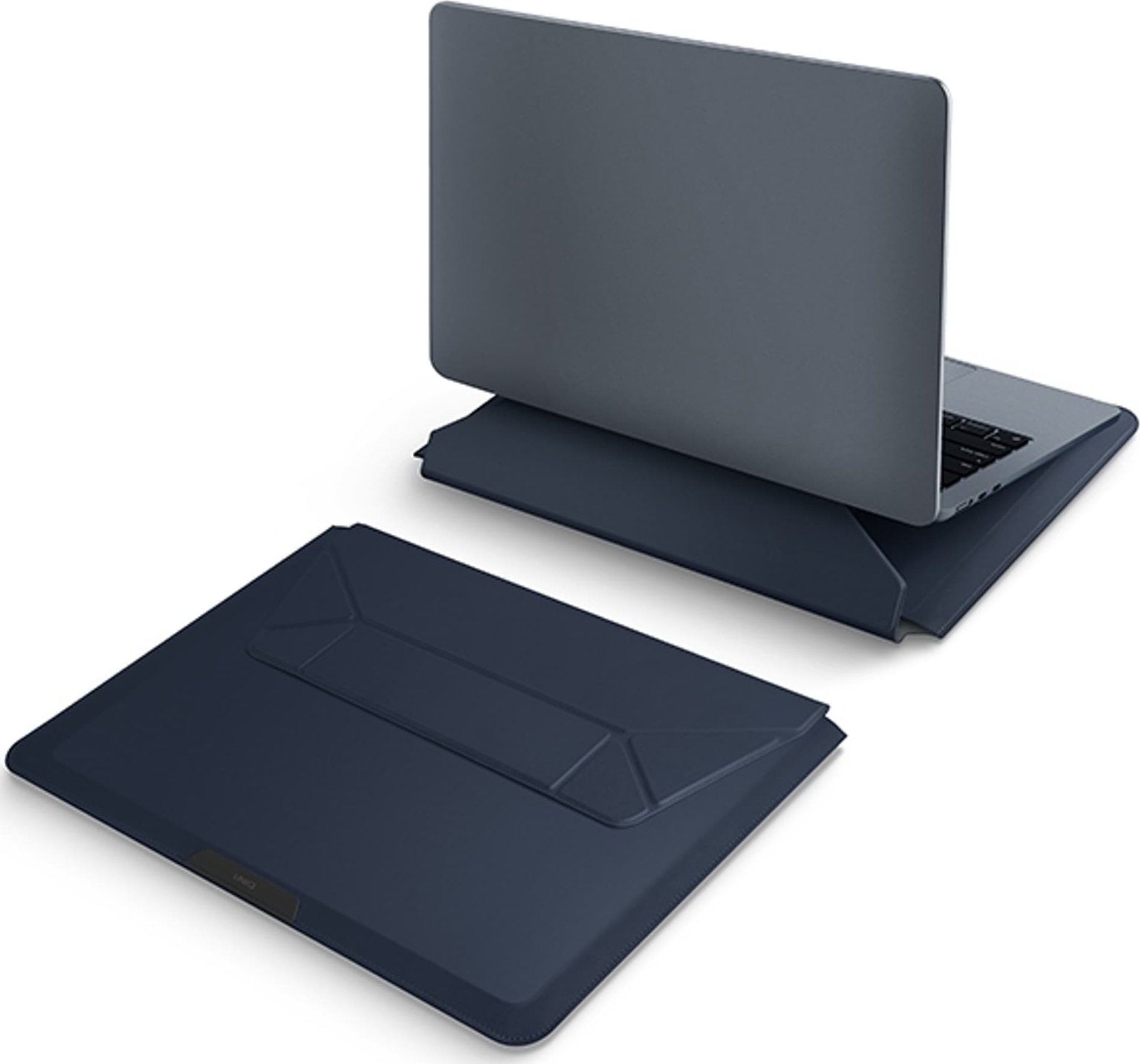 Këllëf laptopi Uniq Oslo, 14", mbyllje magnetike, blu navy