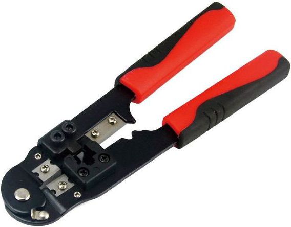 [OUTLET] Shtrënguese për kabllo rrjeti Gembird RJ45 3 në 1, të zeza / të kuqe