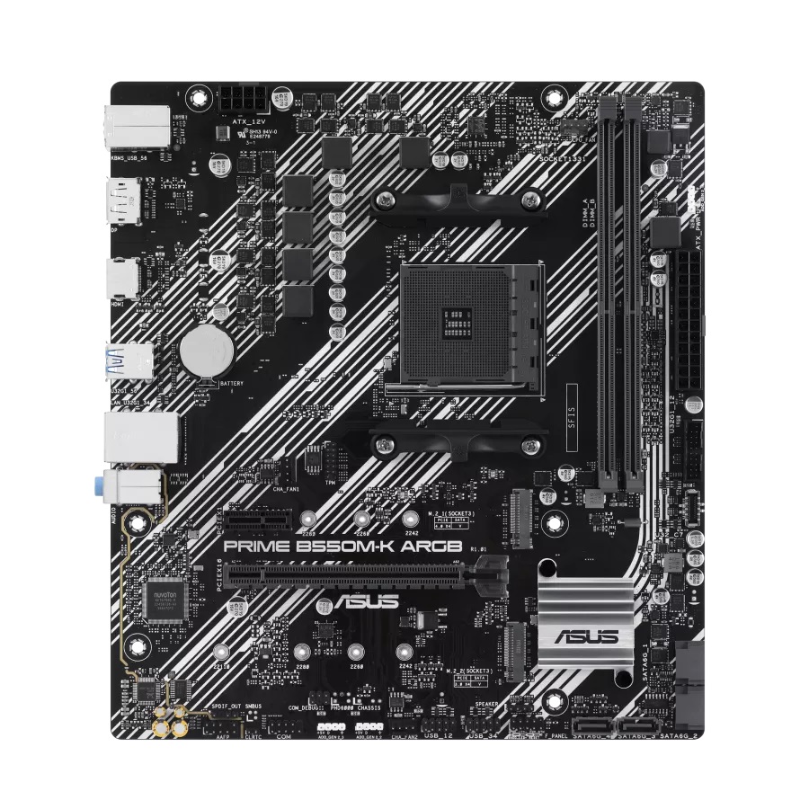 Pllakë amë ASUS PRIME B550M-K ARGB