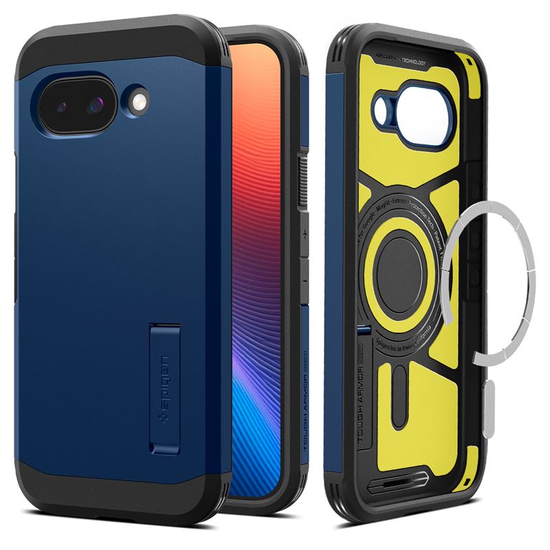 Mbrojtëse Spigen Tough Armor MagSafe për Google Pixel 9a, 6.3", e kaltër