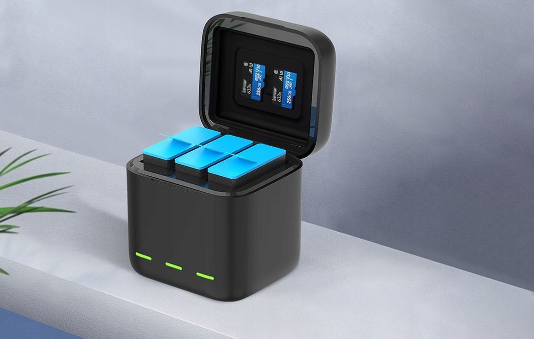 PowerBank Telesin, 2x bateri e rikarikueshme për Gopro Hero 9