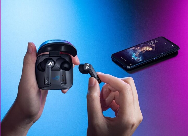 Dëgjuese ASUS ROG Cetra True Wireless, të zeza