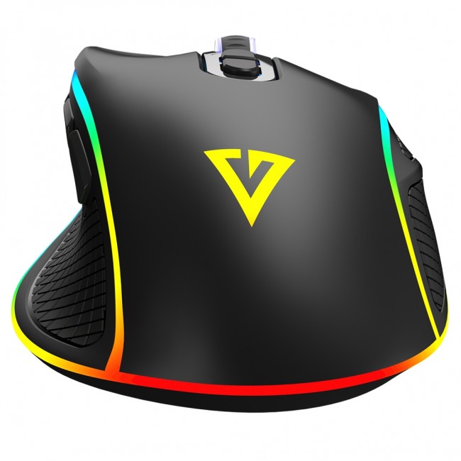 Maus gaming Modecom Volcano Veles, optik, me kabllo USB, i zi