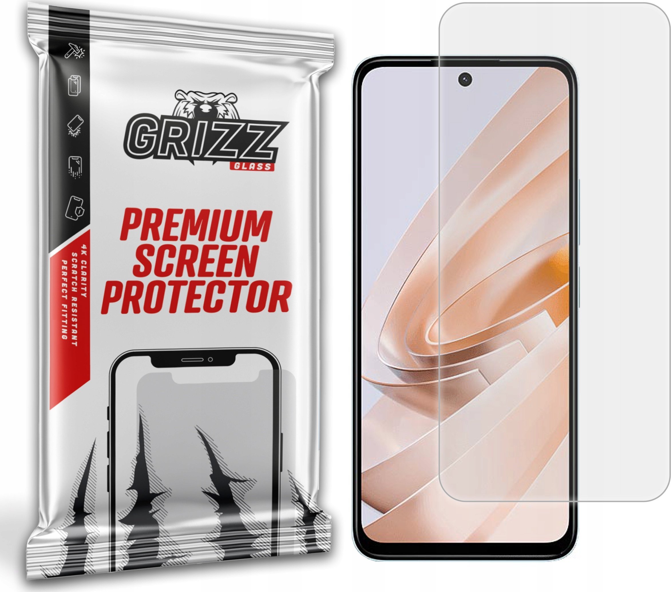 Folie mbrojtëse Grizz PaperScreen për Xiaomi Redmi Note 13R, anti-gërvishtje, matte transparente