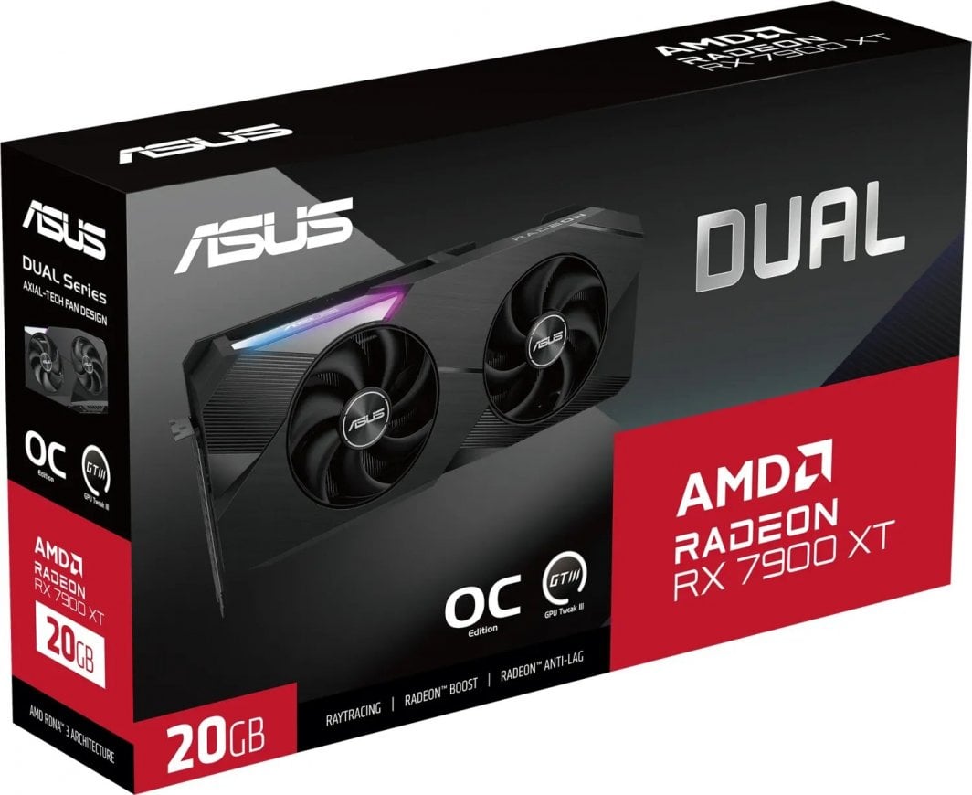 Kartelë grafike Asus Dual Radeon RX 7900 XT OC 20GB GDDR6