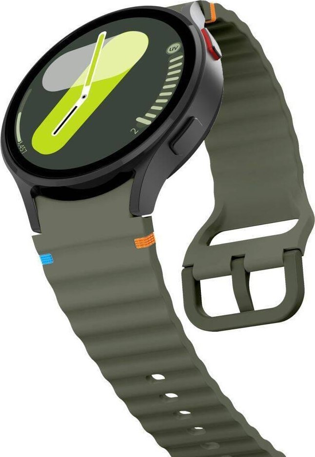 Rrip ore Tech-Protect Silicone Sport, për Samsung Galaxy Watch 4 5 5 Pro 6 7 FE, silikon, i zi