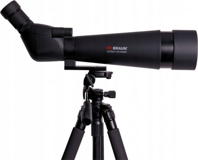 Teleskop Braun Ultralit Spotting Scope 20–60x80, zmadhim 20–60x, i zi