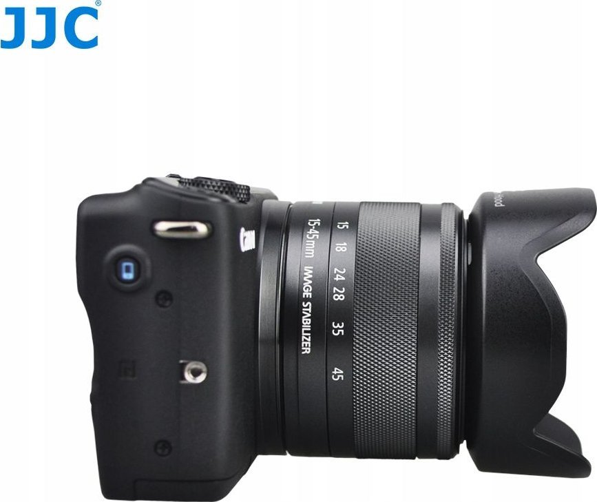 Kapak dielli për lente JJC LH, bajonetë, me leckë pastrimi First Lens Cloth, për Canon