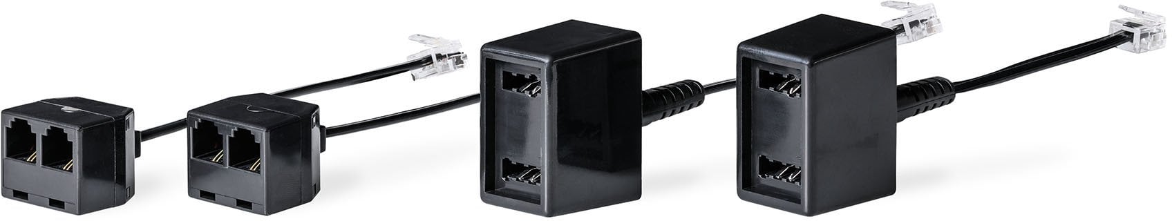 Set adapter LANCOM Systems Analog Adapter, RJ11 dhe TAE, për deri 4 pajisje, i zi