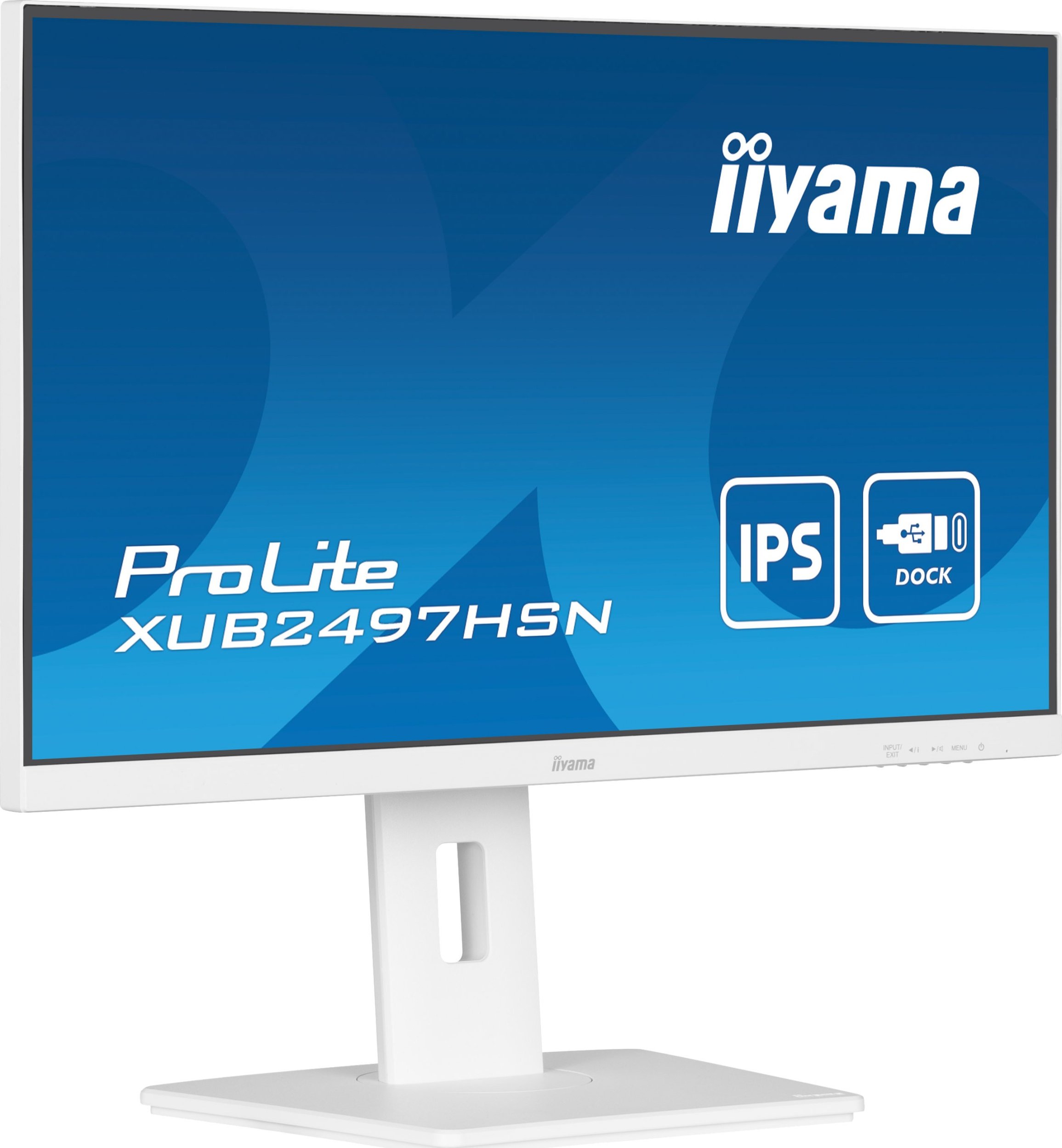 Monitor Iiyama ProLite XUB2497HSN W2, 23.8", Full HD IPS, i bardhë
