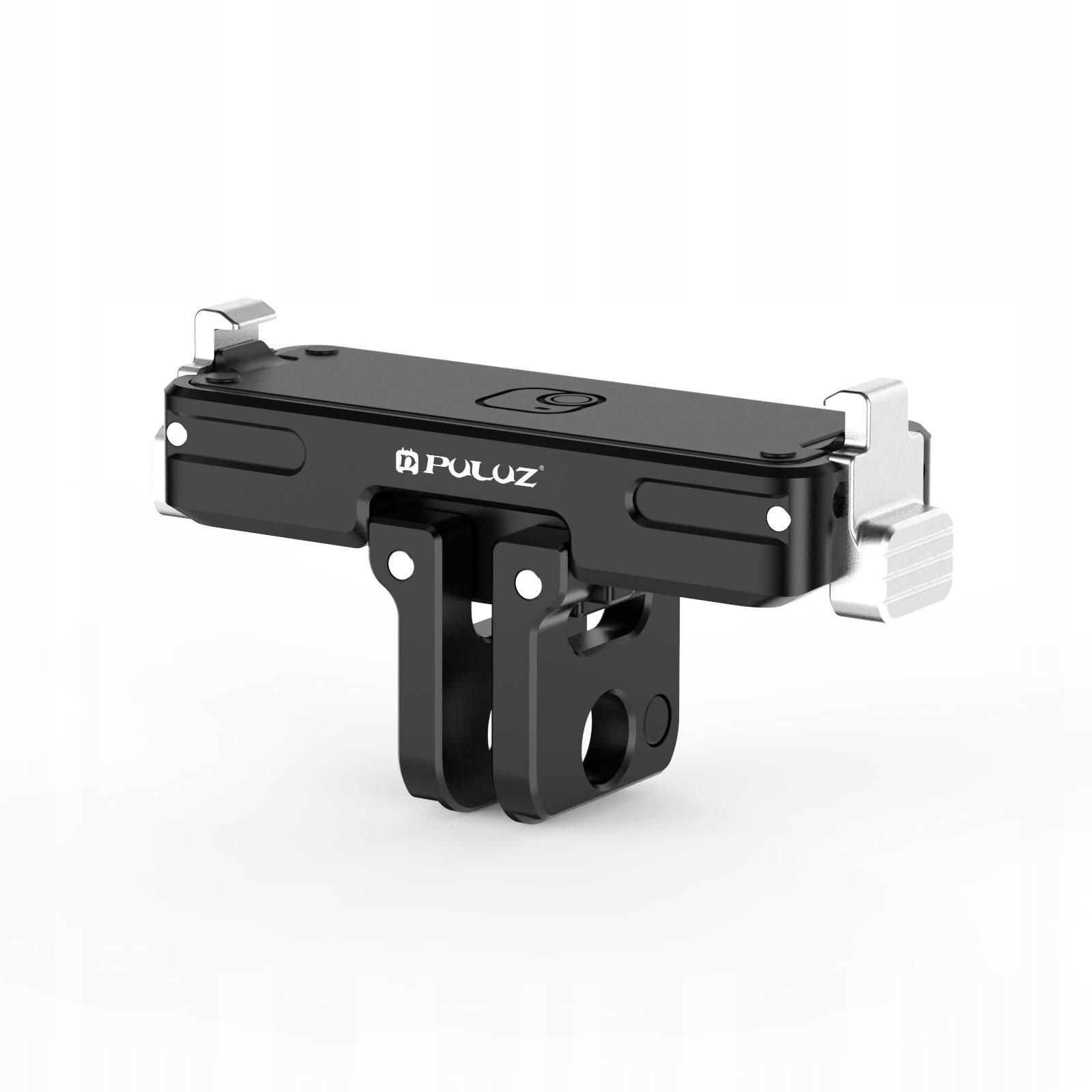 Mbajtëse magnetike PULUZ për Insta360 GO Ultra, montim Quick Release, e zezë