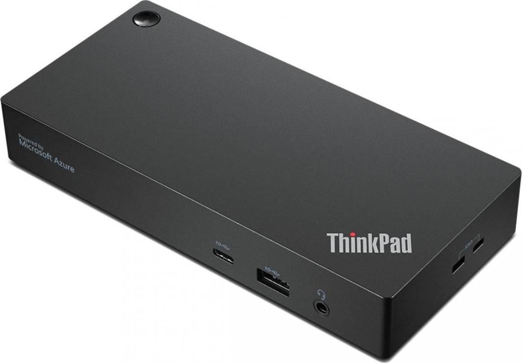 Stacion lidhës Lenovo ThinkPad Universal Smart Dock USB-C 40B20135EU, i zi