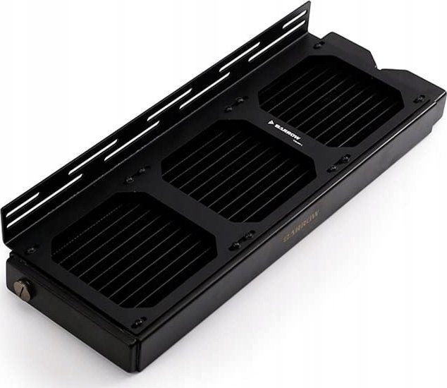 Mbajtëse radiator Barrow 360mm, për ftohje me ujë, e zezë