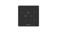 Stacion i brendshëm IP Hikvision DS-KH6000-E1, seri KH6, i bardhë