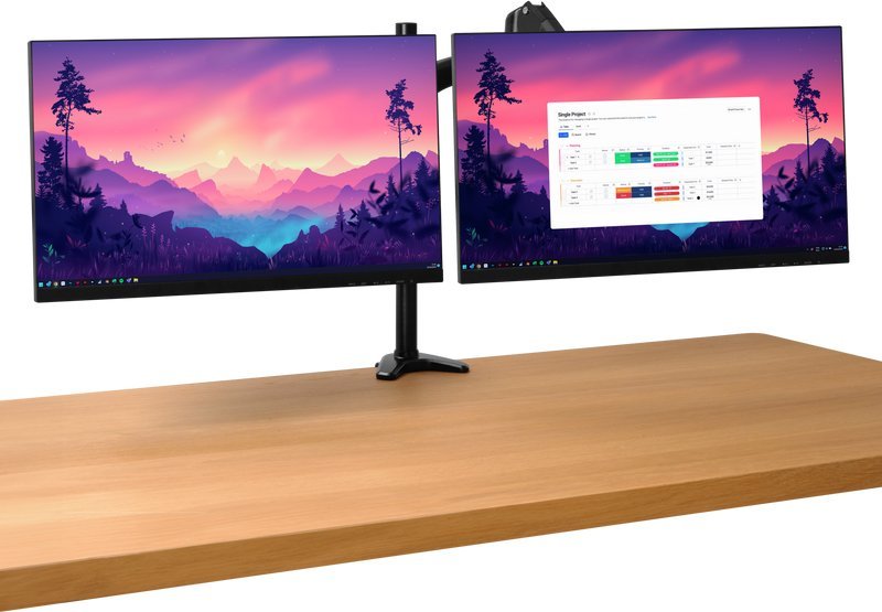 Krah monitori dhe laptopi Trust Mara, deri 32", ergonomik, i zi