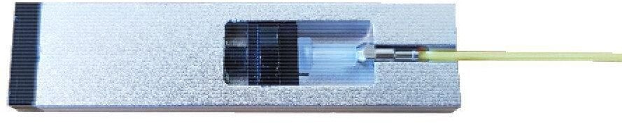 Mbajtës fibër optike EasySplicer Fiberholder SOC LC, për konektor LC, silver