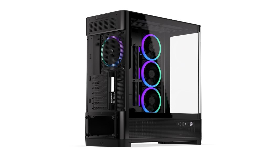 Kabinë PC Endorfy Aquarius 8000 Crown, full tower, 4x ARGB, e zezë