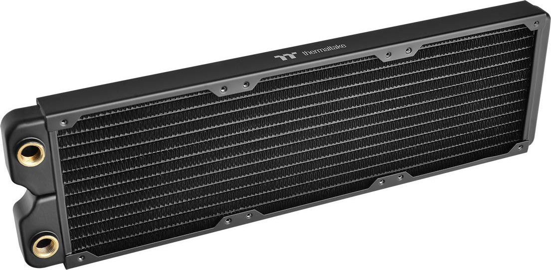 Radiator për ftohje me ujë Thermaltake Pacific C360, 360mm, për ventilatorë 120mm, i zi