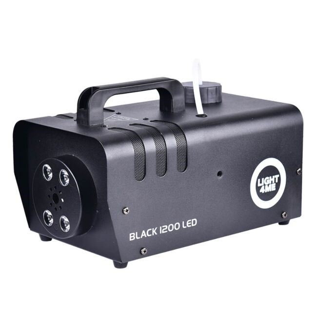 Makine tymi Light4Me Black 1200 LED, 1200W, rezervuar 0.8L, e zezë