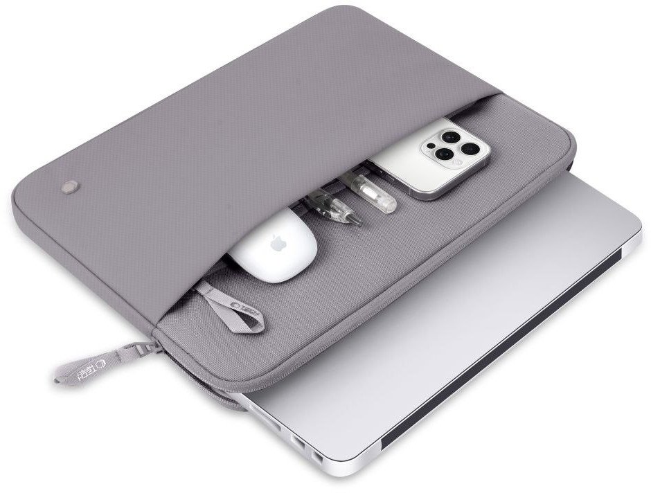Çantë mbrojtëse laptopi Tech-Protect Sleeve, 13-14", gri