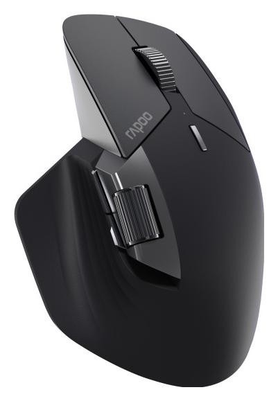 Maus wireless Rapoo MT760L, optik 4000 DPI, RF dhe Bluetooth, i zi